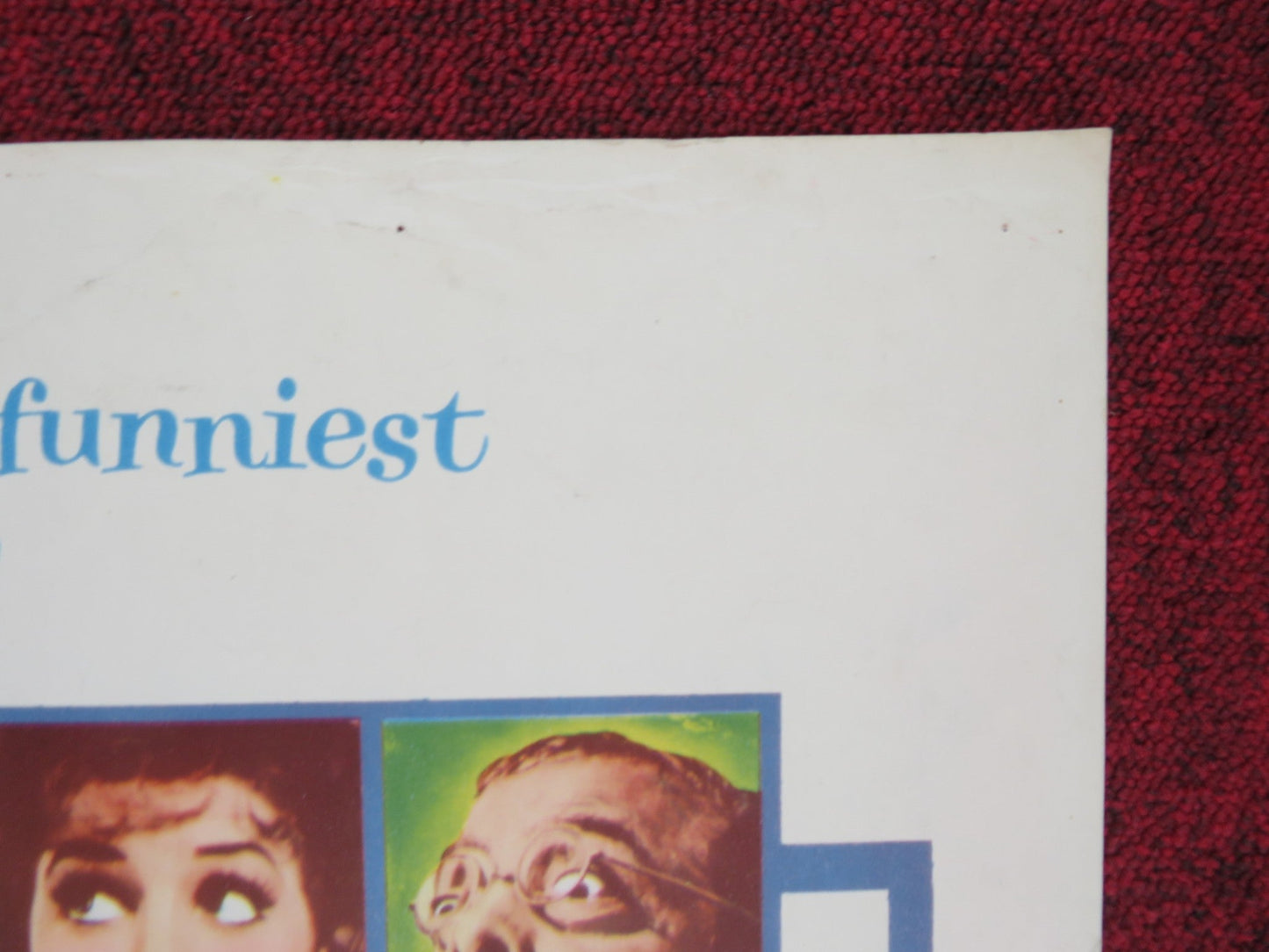 THE MAN FROM THE DINERS' CLUB US HALF SHEET (22"x 28") POSTER DANNY KAYE 1963 Rendezvous Cinema Movie posters