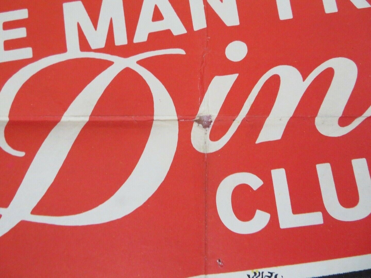 THE MAN FROM THE DINERS CLUB US ONE SHEET (27 x 41) POSTER DANNY KAYE T.SAVALAS Movie posters