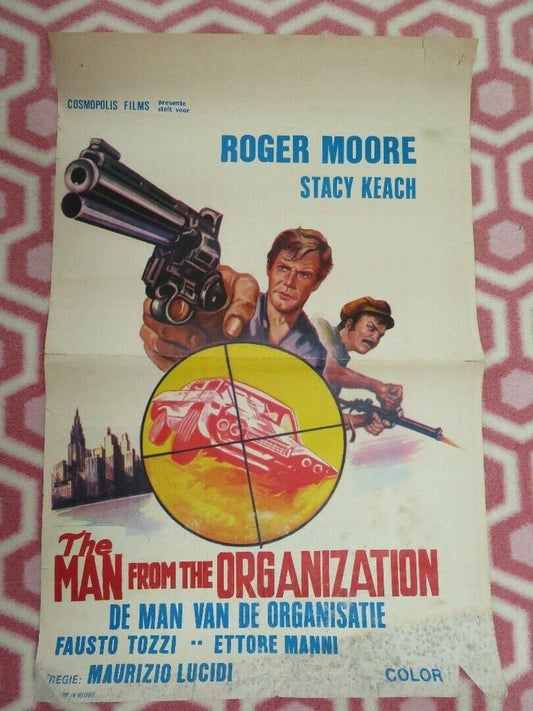 THE MAN FROM THE ORGANIZATION/ Street People BELGIUM (21.5"x 14.5") POSTER 1976 Movie posters