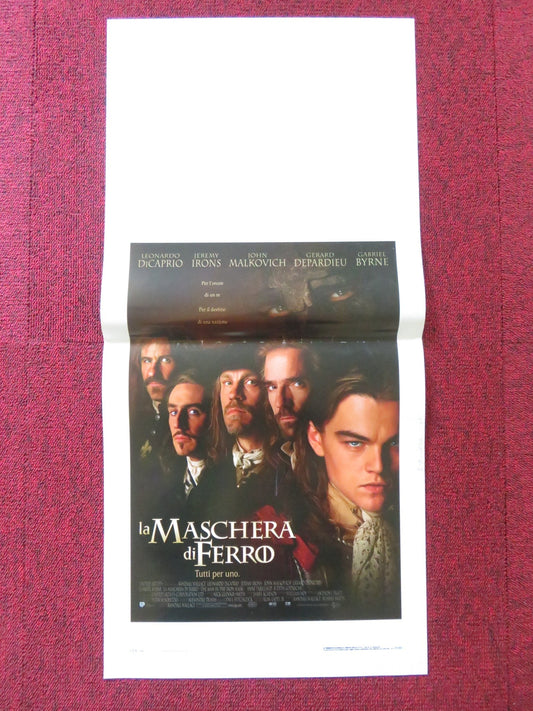 THE MAN IN THE IRON MASK ITALIAN LOCANDINA POSTER LEONARDO DI CAPRIO 1998 Rendezvous Cinema Movie posters