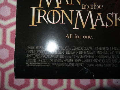 THE MAN IN THE IRON MASK US ONE SHEET ROLLED POSTER LEONARDO DICAPRIO Movie posters