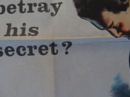 THE MAN IN THE ROAD FOLDED US ONE SHEET POSTER DEREK FARR ELLA RAINES 1956 Movie posters