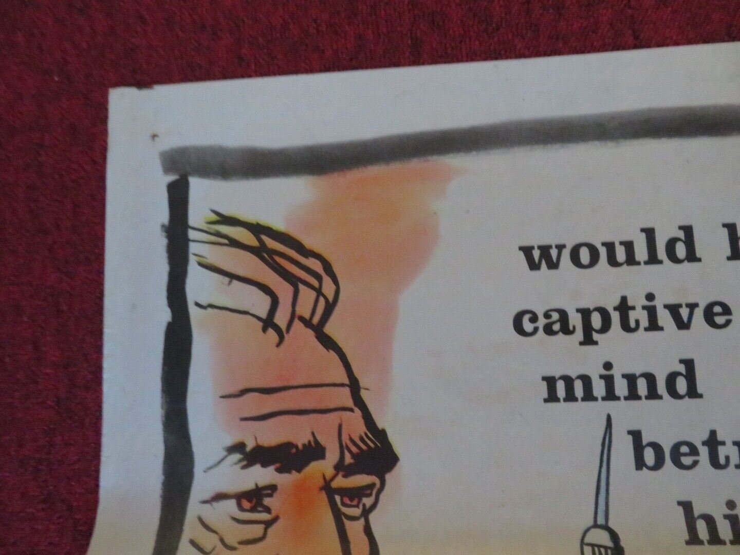 THE MAN IN THE ROAD FOLDED US ONE SHEET POSTER DEREK FARR ELLA RAINES 1956 Movie posters