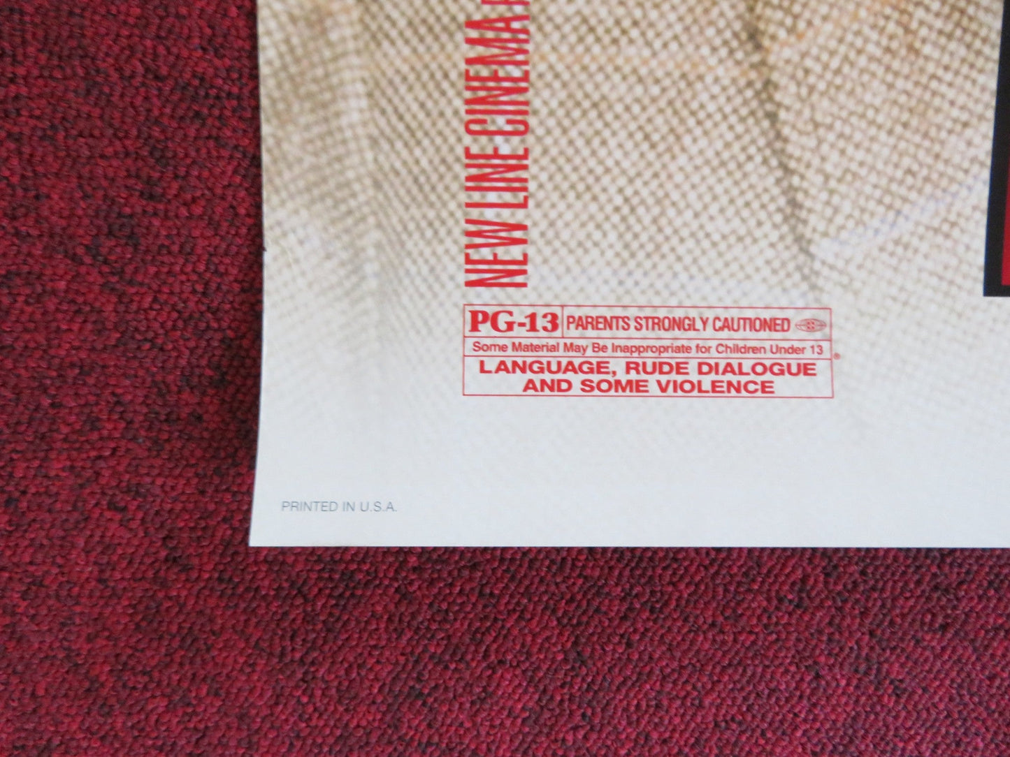 THE MAN US ONE SHEET ROLLED POSTER SAMUEL L. JACKSON EUGENE LEVY 2005 Rendezvous Cinema Movie posters