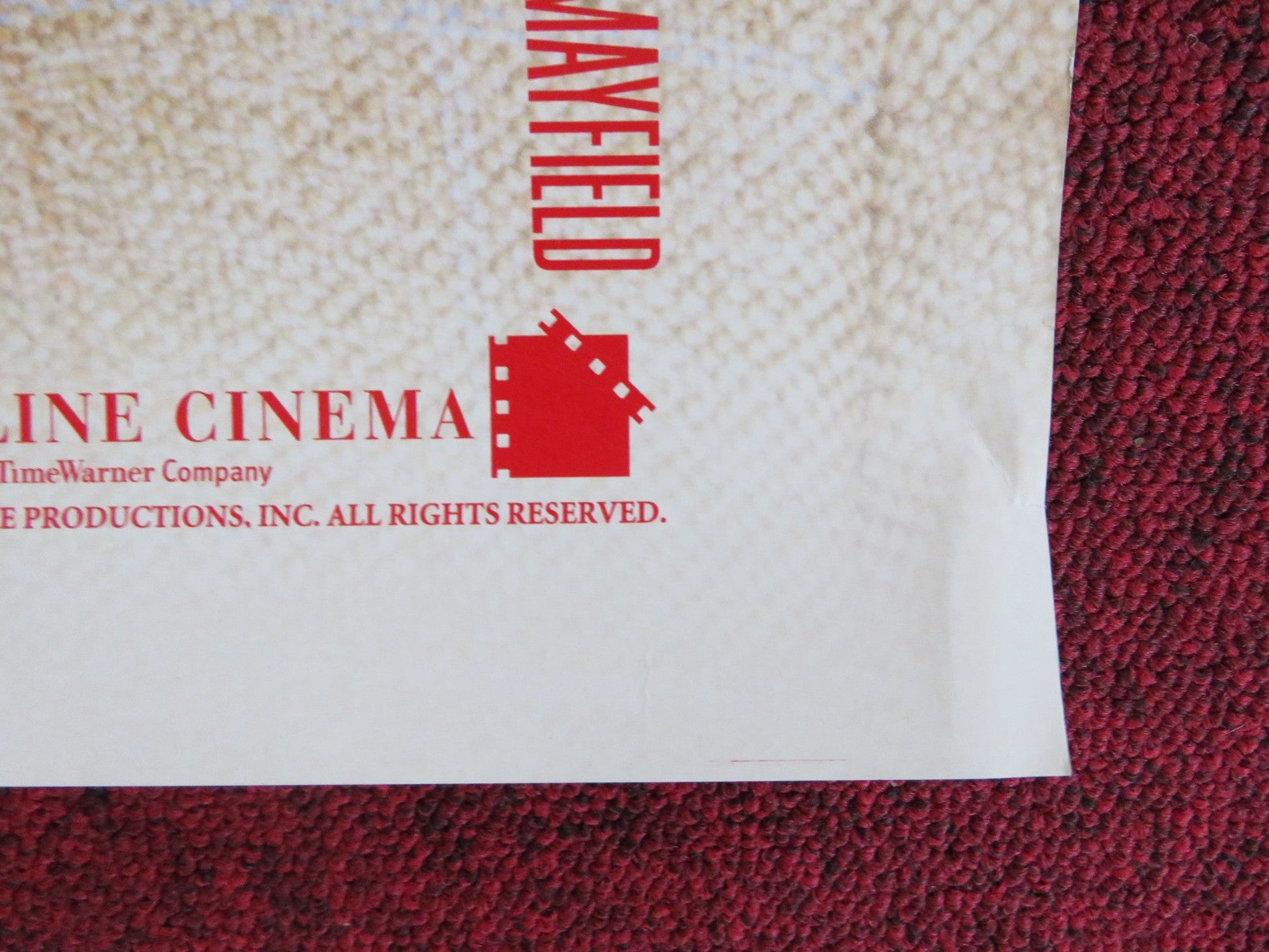 THE MAN US ONE SHEET ROLLED POSTER SAMUEL L. JACKSON EUGENE LEVY 2005 Rendezvous Cinema Movie posters