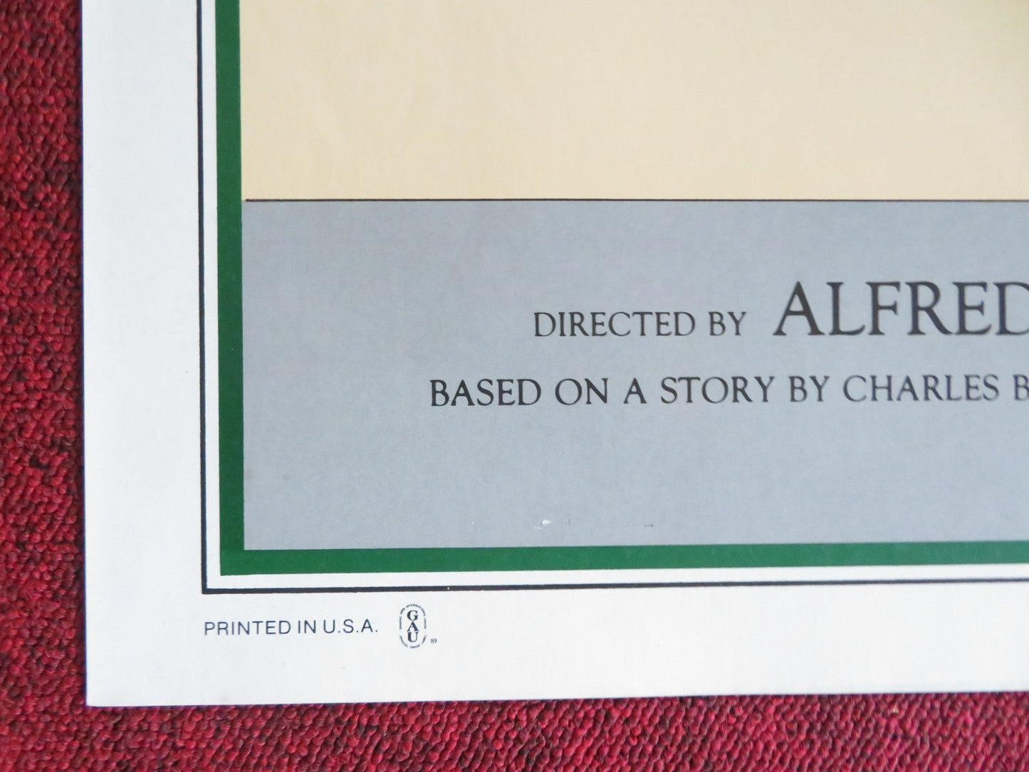 THE MAN WHO KNEW TOO MUCH FOLDED US ONE SHEET POSTER JAMES STEWART DORIS DAY '83 Rendezvous Cinema Movie posters