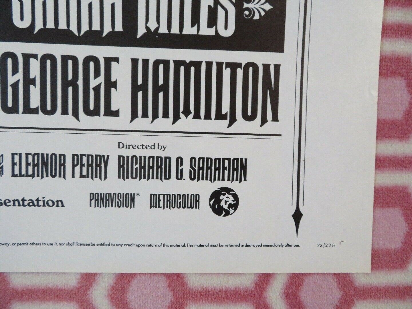 THE MAN WHO LOVED CAT DANCING US ONE SHEET POSTER BURT REYNOLDS 1972 - Rendezvous Cinema