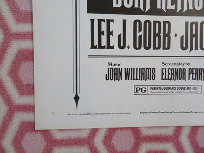 THE MAN WHO LOVED CAT DANCING US ONE SHEET POSTER BURT REYNOLDS 1972 - Rendezvous Cinema