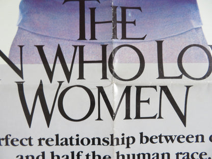 THE MAN WHO LOVED WOMEN - ADVANCE FOLDED US ONE SHEET POSTER BURT REYNOLDS 1986 Rendezvous Cinema Movie posters