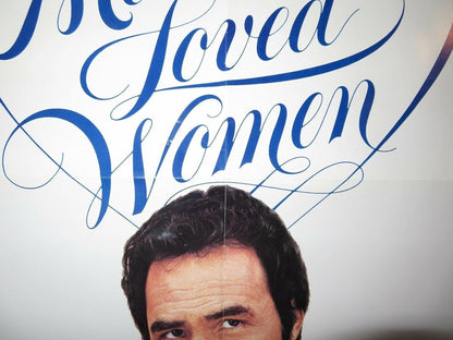 THE MAN WHO LOVED WOMEN FOLDED US ONE SHEET POSTER BURT REYNOLDS J ANDREWS 1983 Movie posters