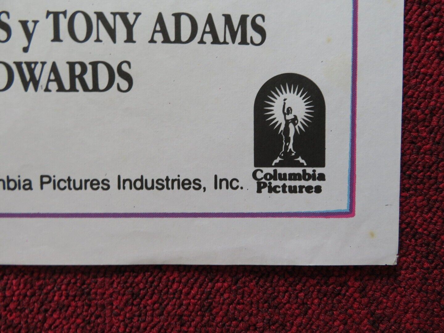 THE MAN WHO LOVED WOMEN SPANISH ROLLED POSTER BURT REYNOLDS JULIE ANDREWS 1984 Movie posters