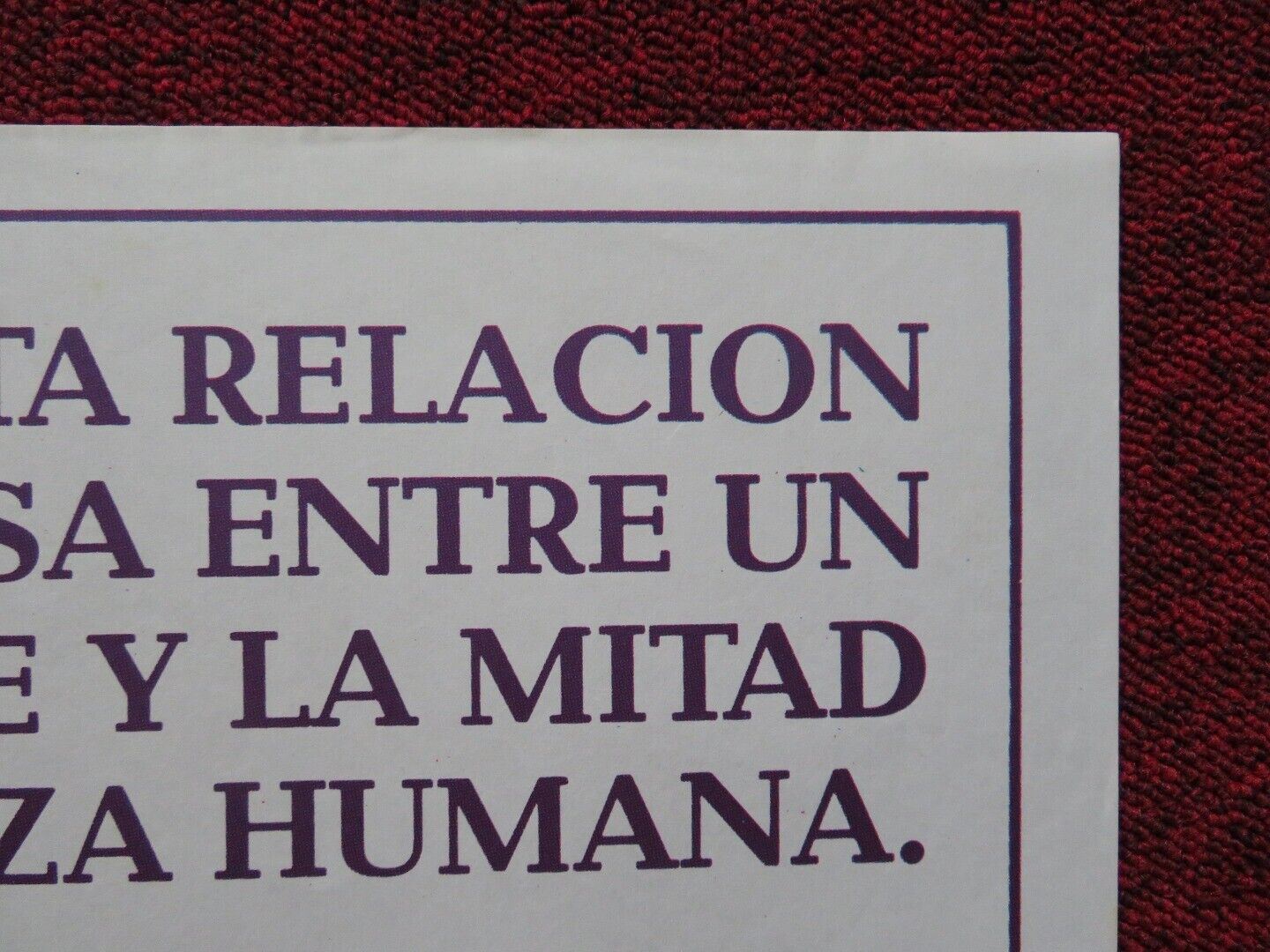 THE MAN WHO LOVED WOMEN SPANISH ROLLED POSTER BURT REYNOLDS JULIE ANDREWS 1984 Movie posters