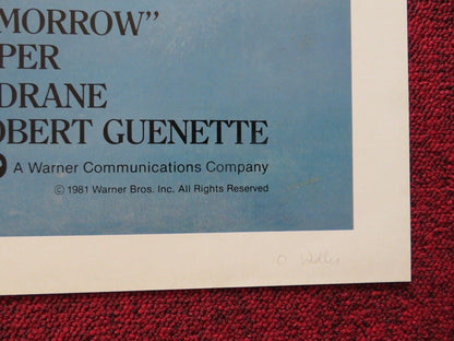 THE MAN WHO SAW TOMORROW US ONE SHEET POSTER ORSON WELLES PHILIP L. CLARKE 1981 Movie posters