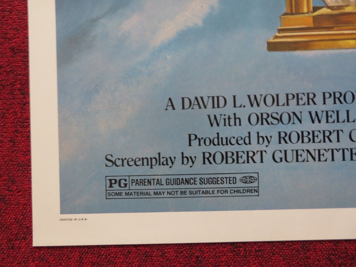 THE MAN WHO SAW TOMORROW US ONE SHEET POSTER ORSON WELLES PHILIP L. CLARKE 1981 Movie posters