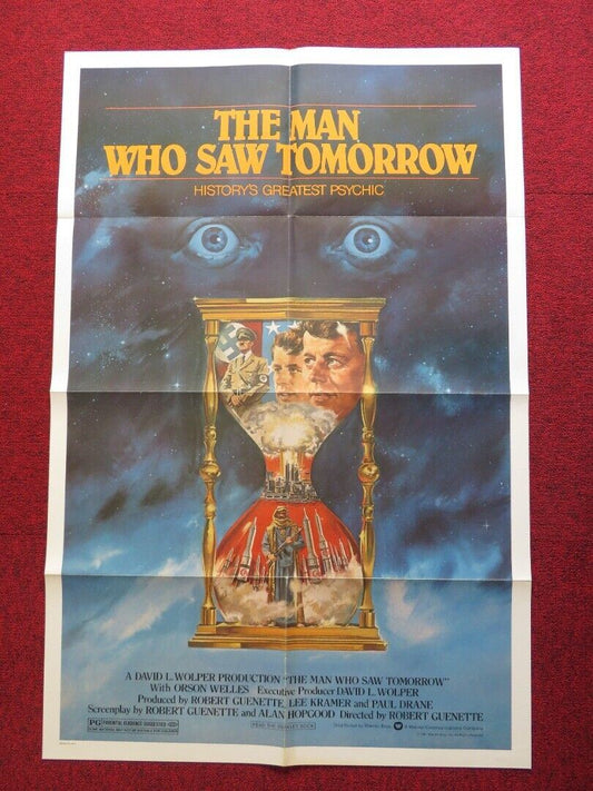 THE MAN WHO SAW TOMORROW US ONE SHEET POSTER ORSON WELLES PHILIP L. CLARKE 1981 Movie posters