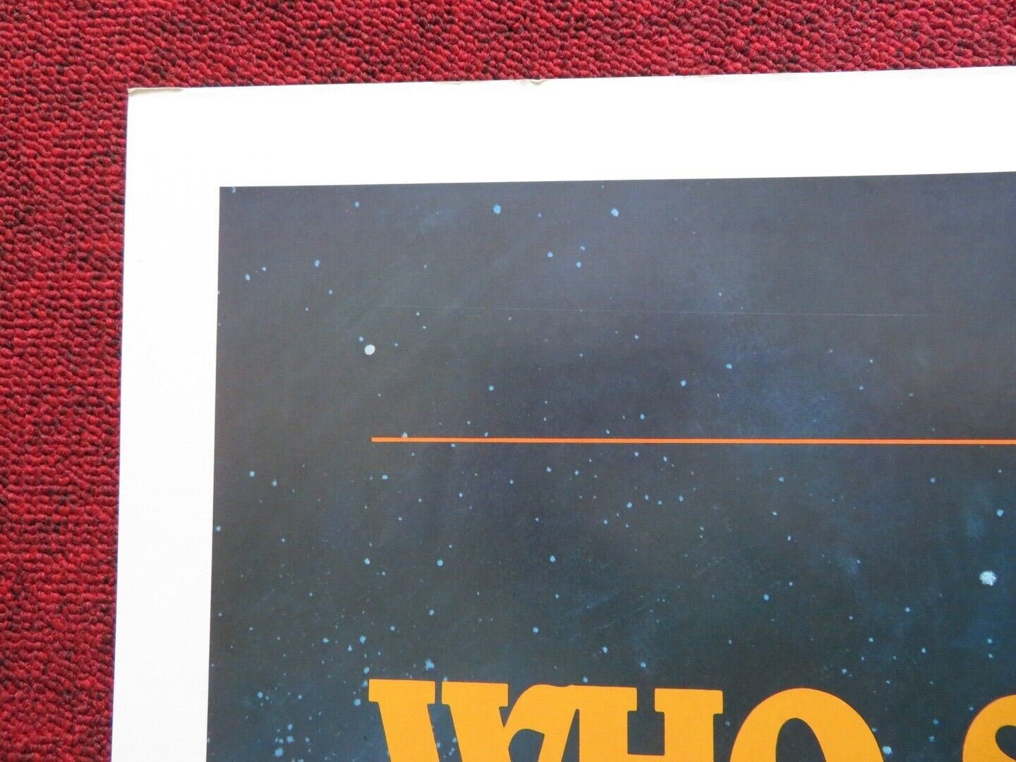 THE MAN WHO SAW TOMORROW US ONE SHEET POSTER ORSON WELLES PHILIP L. CLARKE 1981 Movie posters