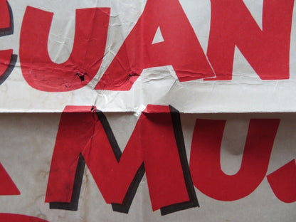 THE MAN WHO UNDERSTOOD WOMEN FOLDED ARGENTINA ONE SHEET POSTER HENRY FONDA Movie posters