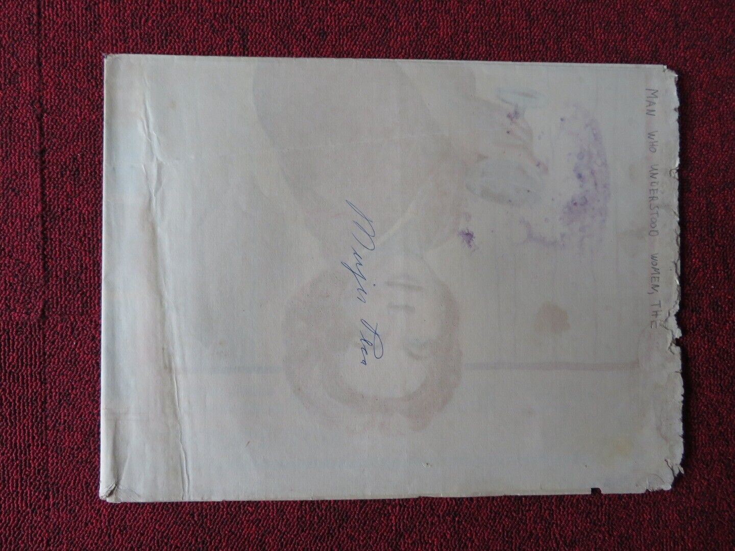 THE MAN WHO UNDERSTOOD WOMEN FOLDED ARGENTINA ONE SHEET POSTER HENRY FONDA Movie posters