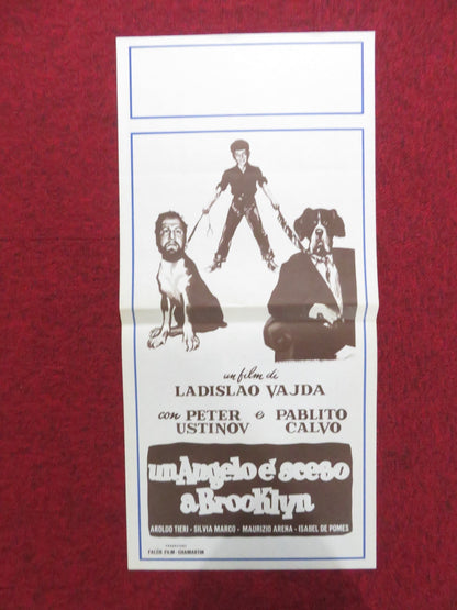 THE MAN WHO WAGGED HIS TAIL ITALIAN LOCANDINA POSTER PETER USTINOV 1957 Rendezvous Cinema Movie posters