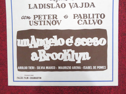 THE MAN WHO WAGGED HIS TAIL ITALIAN LOCANDINA POSTER PETER USTINOV 1957 Rendezvous Cinema Movie posters