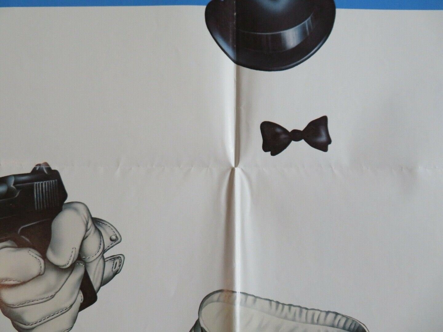 THE MAN WHO WASN'T THERE US ONE SHEET POSTER STEVE GUTTENBERG JEFFREY TAMBOR '83 Movie posters