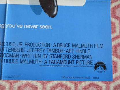 THE MAN WHO WASN'T THERE US ONE SHEET POSTER STEVE GUTTENBERG JEFFREY TAMBOR '83 Movie posters