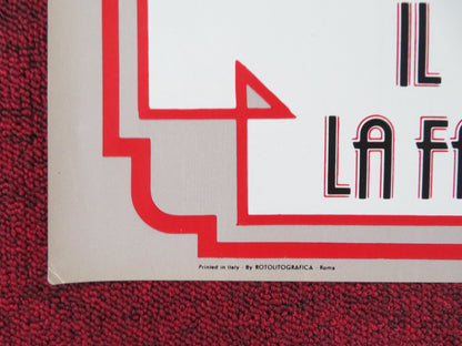 THE MAN WITH BOGART'S FACE - A ITALIAN FOTOBUSTA POSTER ROBERT SACCHI 1980 Rendezvous Cinema Movie posters