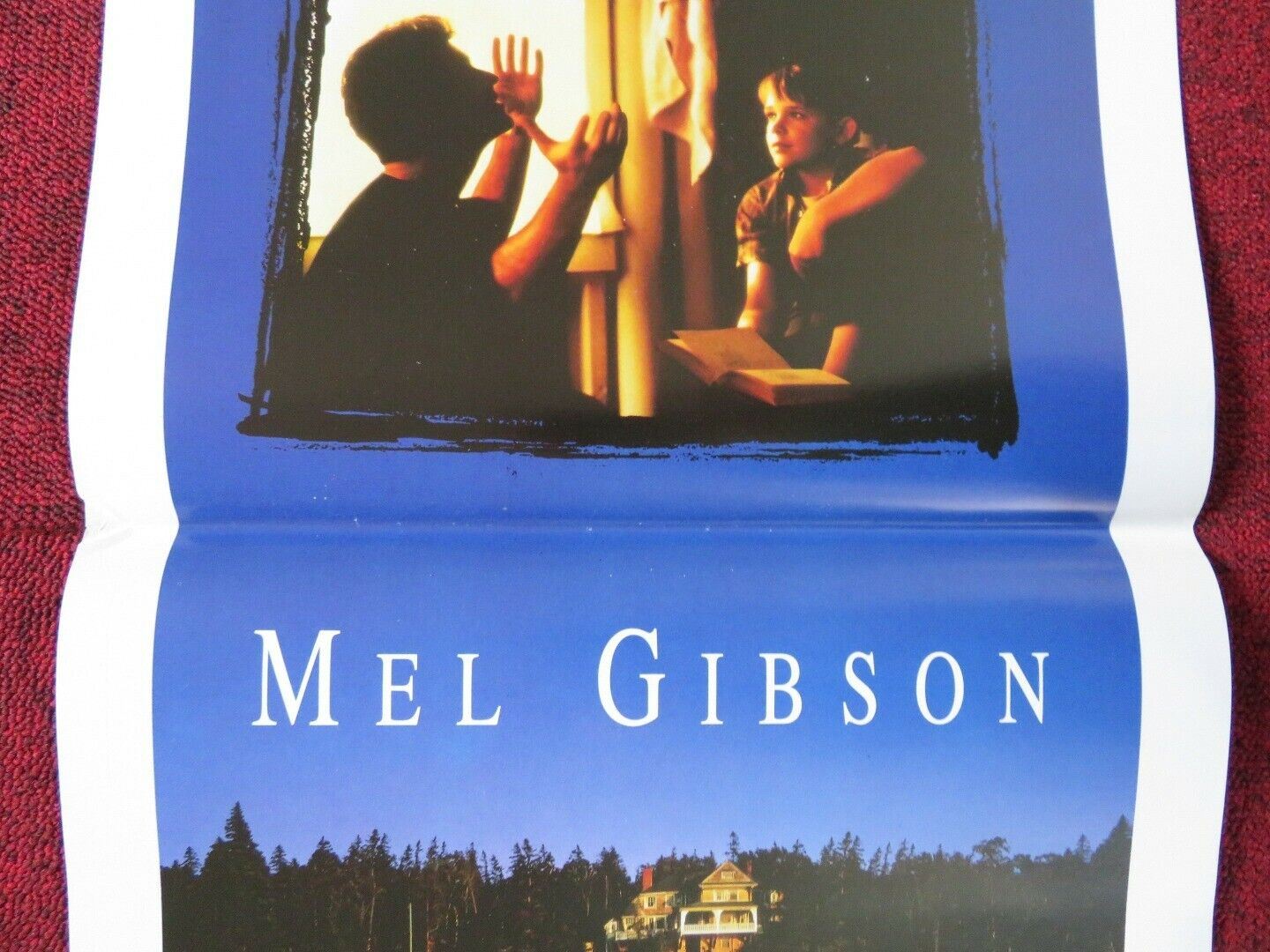 THE MAN WITHOUT A FACE ITALIAN LOCANDINA (27.5"x13") POSTER MEL GIBSON 1993 Movie posters