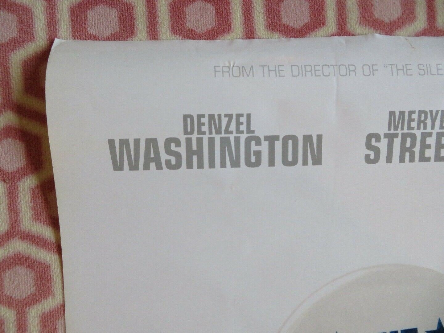 THE MANCHURIAN CANDIDATE US ONE SHEET ROLLED POSTER DENZEL WASHINGTON 2004 Rendezvous Cinema Movie posters