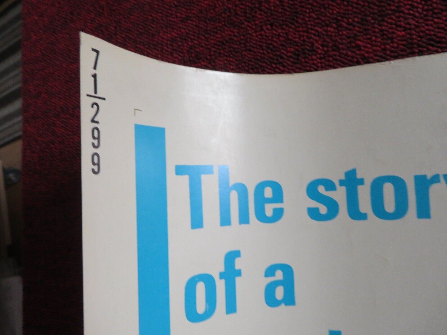 THE MARRIAGE OF A YOUNG STOCKBROKER US HALF SHEET (22"x 28") POSTER 1971 - Rendezvous Cinema