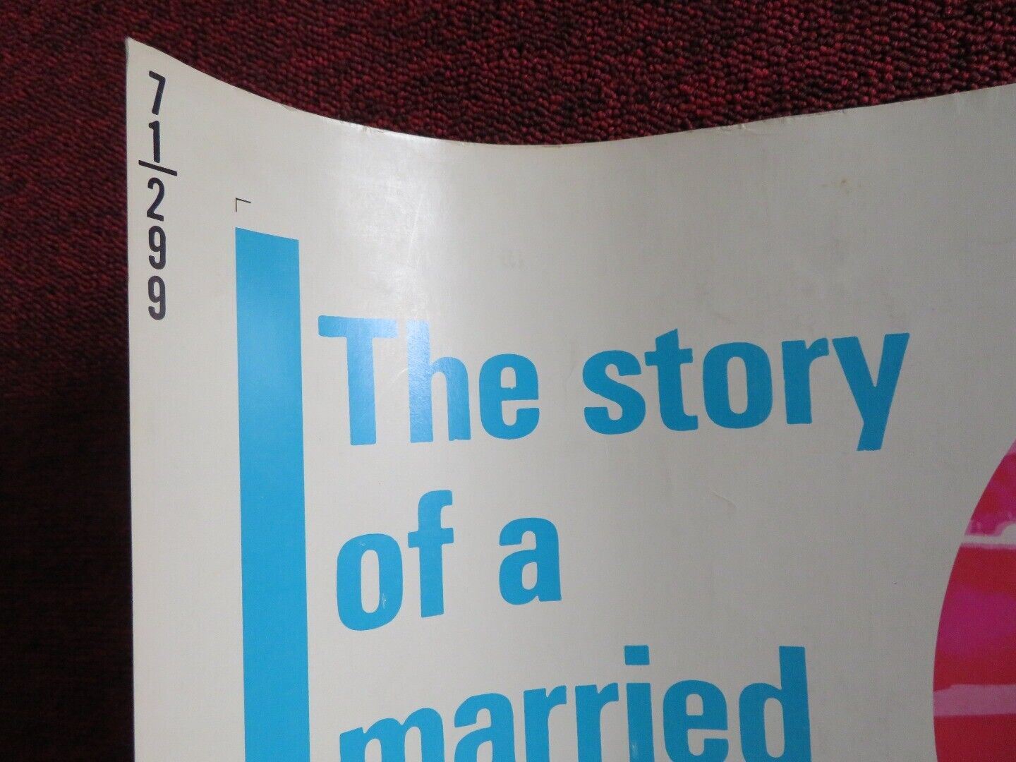 THE MARRIAGE OF A YOUNG STOCKBROKER US HALF SHEET (22"x 28") POSTER 1971 - Rendezvous Cinema