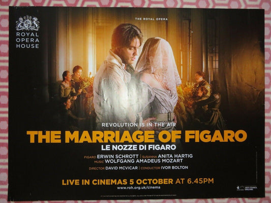 THE MARRIAGE OF FIGARO QUAD (30"x 40") ROLLED POSTER ROYAL OPERA HOUSE LIVE 2015 - Rendezvous Cinema