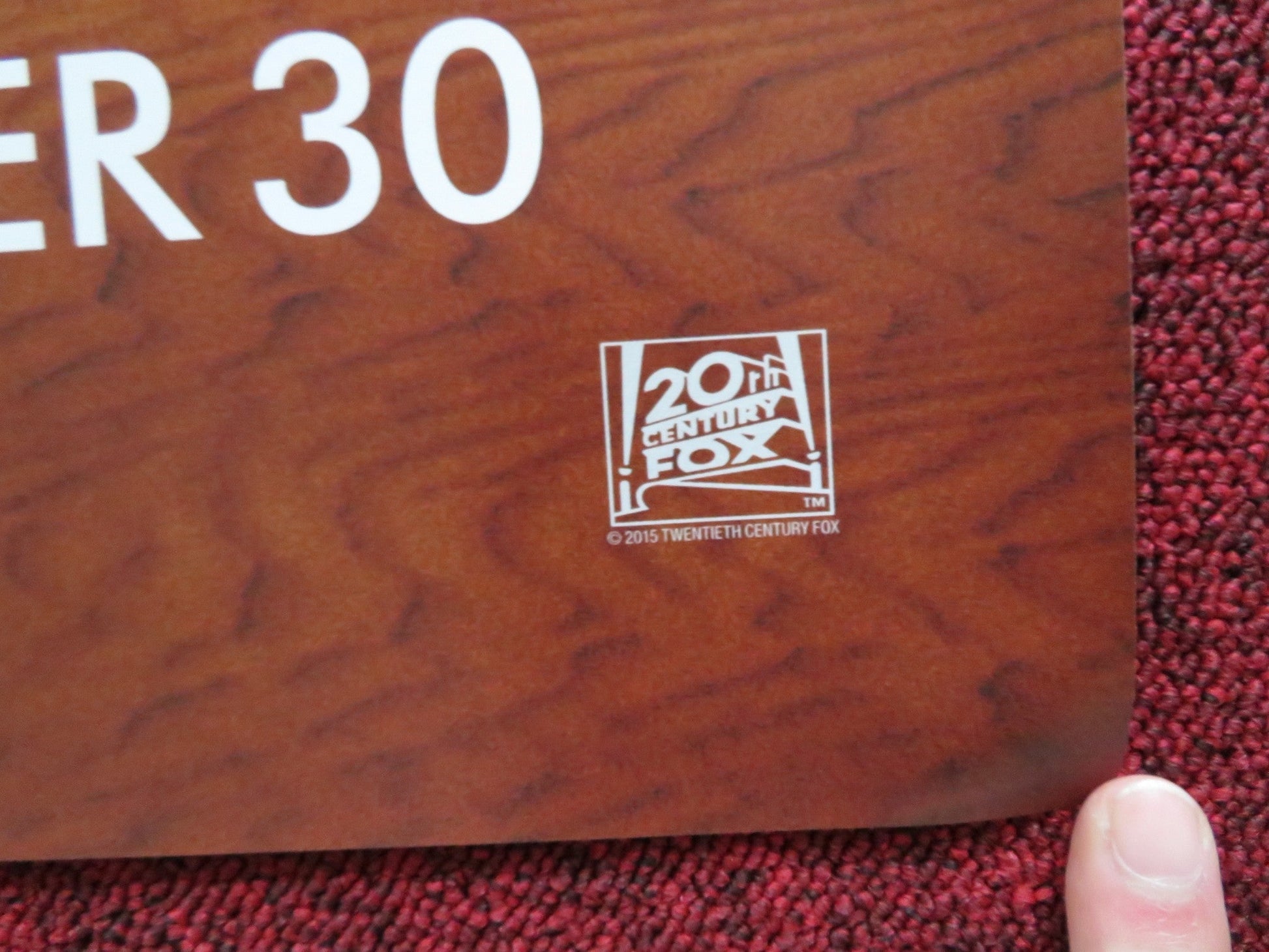 THE MARTIAN UK QUAD (30"x 40") ROLLED POSTER MATT DAMON JESSICA CHASTAIN 2015 Rendezvous Cinema Movie posters