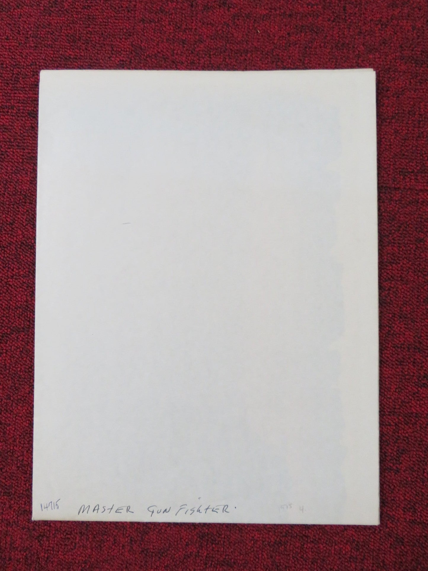 THE MASTER GUNFIGHTER FOLDED US ONE SHEET POSTER TOM LAUGHLIN RON O'NEAL 1975 Rendezvous Cinema Movie posters