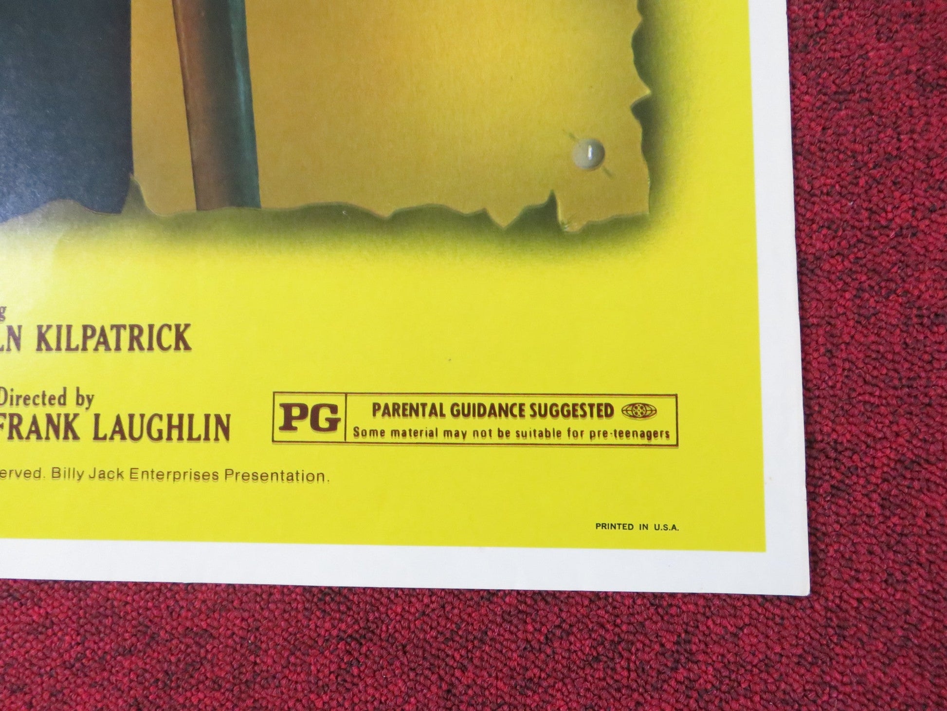 THE MASTER GUNFIGHTER FOLDED US ONE SHEET POSTER TOM LAUGHLIN RON O'NEAL 1975 Rendezvous Cinema Movie posters