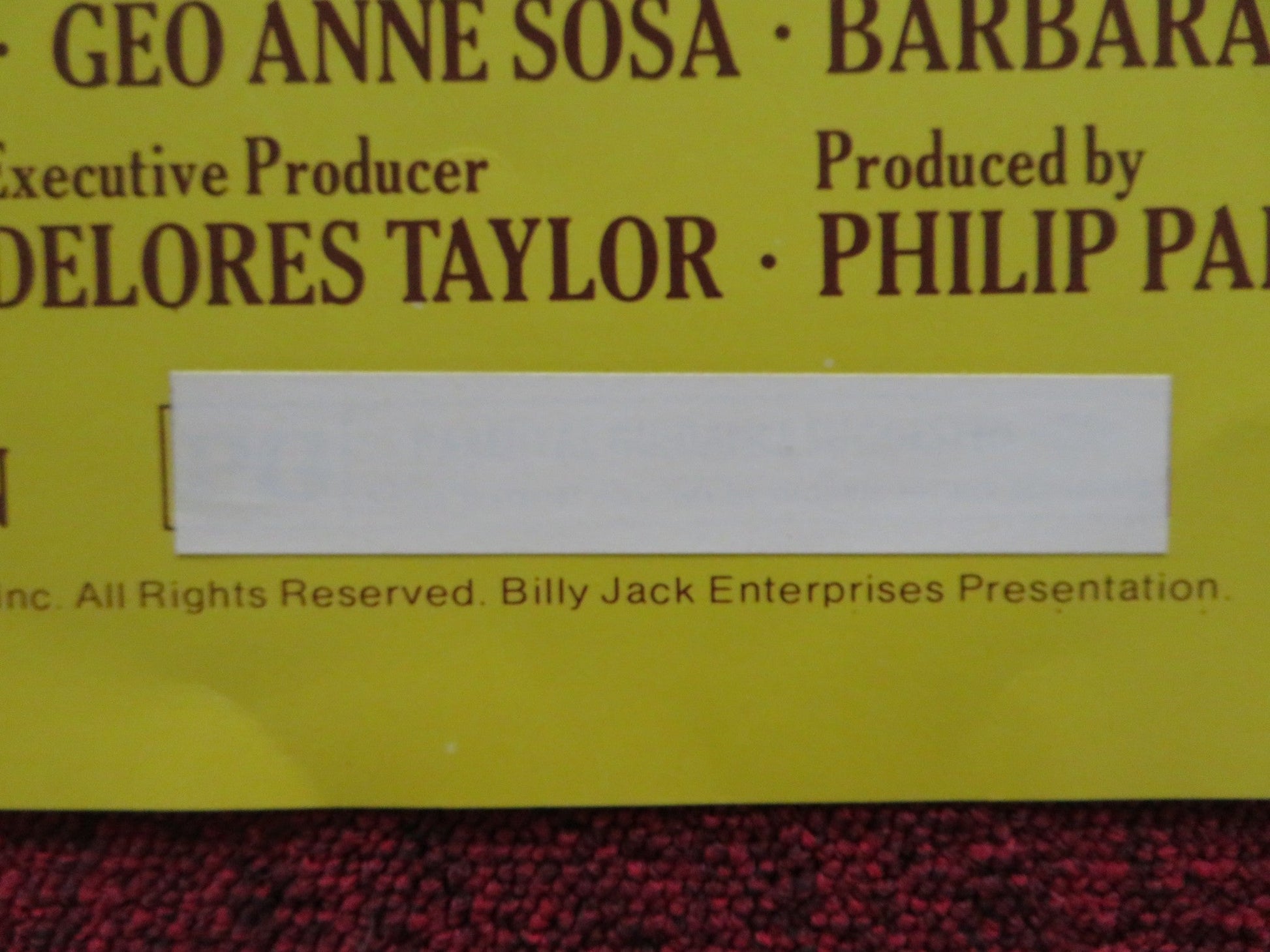 THE MASTER GUNFIGHTER US INSERT (14"x 36") POSTER TOM LAUGLIN 1975 Rendezvous Cinema Movie posters