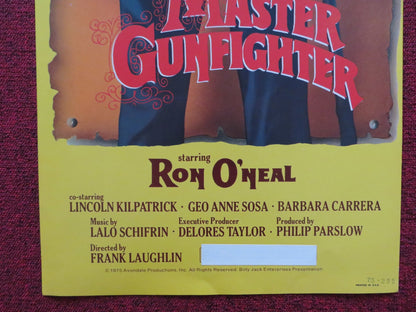 THE MASTER GUNFIGHTER US INSERT (14"x 36") POSTER TOM LAUGLIN 1975 Rendezvous Cinema Movie posters