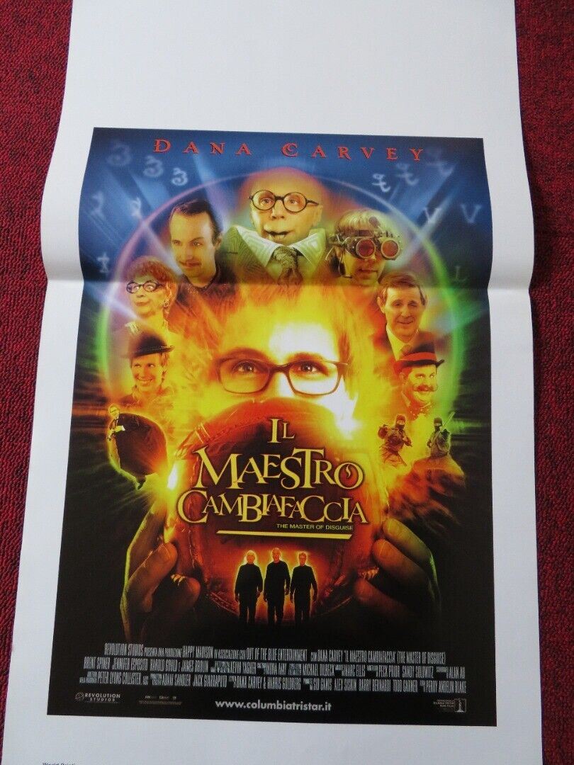 THE MASTER OF DISGUISE ITALIAN LOCANDINA (27.5"x13") POSTER DANA CARVEY 2002 Movie posters