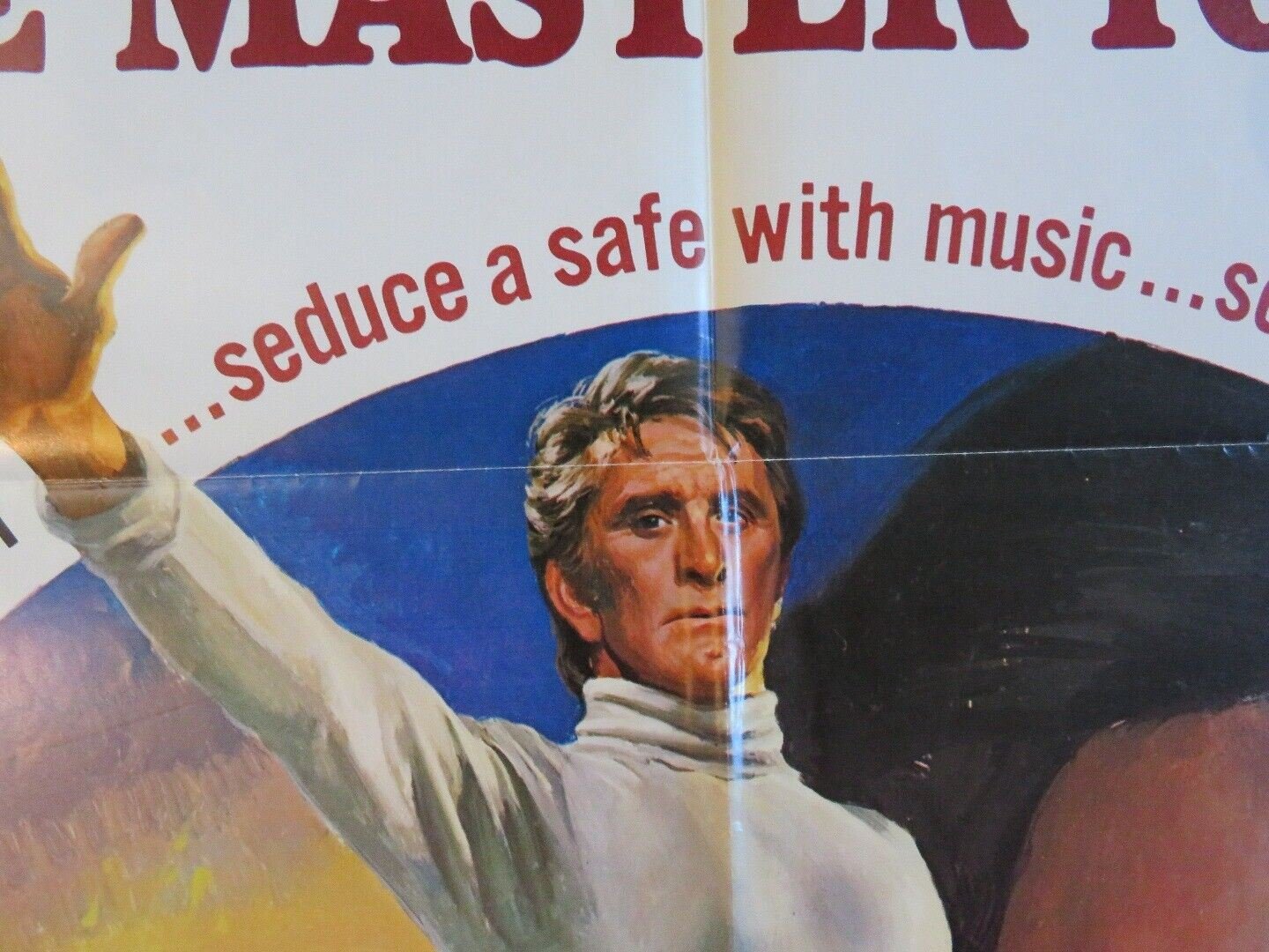 THE MASTER TOUCH US ONE SHEET POSTER KIRK DOUGLAS GIULIANO GEMMA 1972 Movie posters