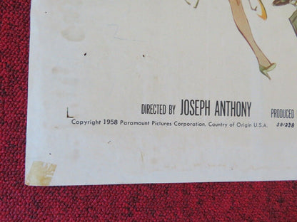 THE MATCHMAKER FOLDED US ONE SHEET POSTER SHIRLEY BOOTH ANTHONY PERKINS 1958 Movie posters