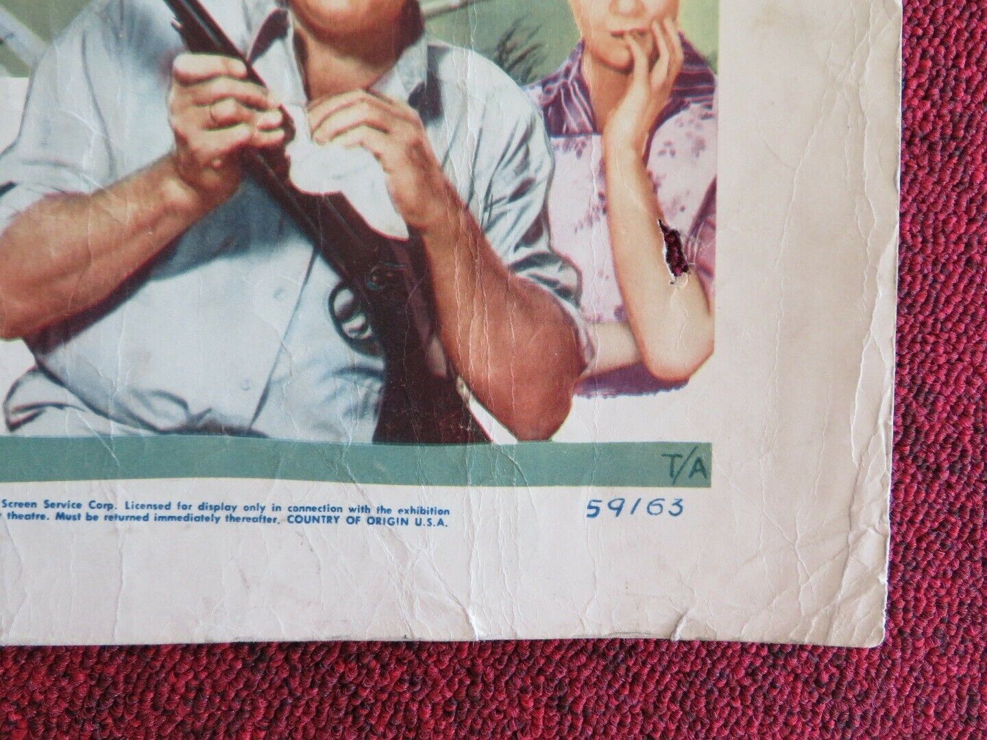 THE MATING GAME US HALF SHEET (22"x 28") POSTER DEBBIE REYNOLDS 1959 Movie posters