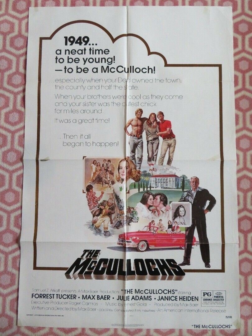 THE MCCULLOCHS US ONE SHEET POSTER FORREST TUCKER MAX BAER 1975 Movie posters