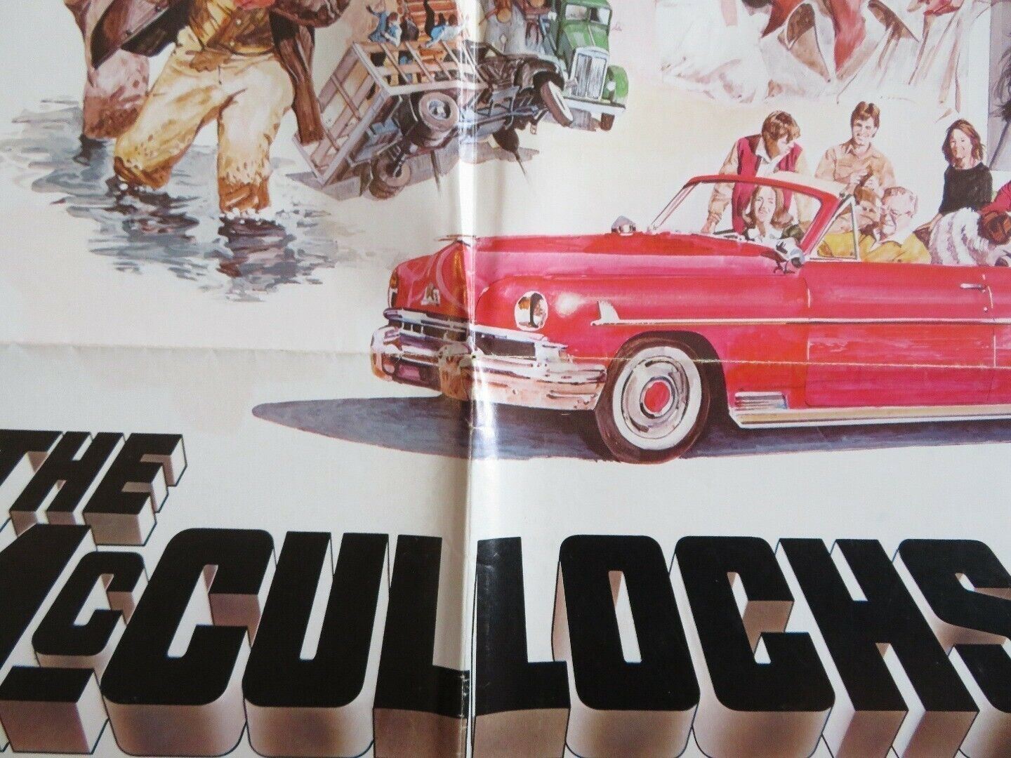 THE MCCULLOCHS US ONE SHEET POSTER FORREST TUCKER MAX BAER 1975 Movie posters