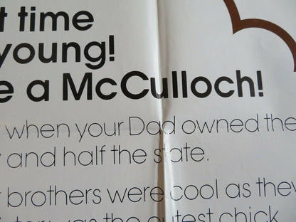 THE MCCULLOCHS US ONE SHEET POSTER FORREST TUCKER MAX BAER 1975 Movie posters