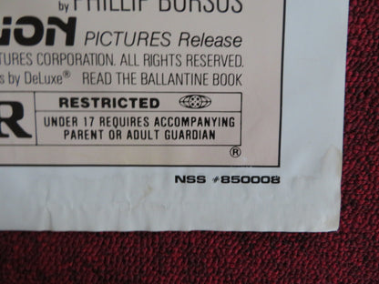 THE MEAN SEASON FOLDED US ONE SHEET POSTER KURT RUSSELL MARIEL HEMINGWAY 1985 Rendezvous Cinema Movie posters