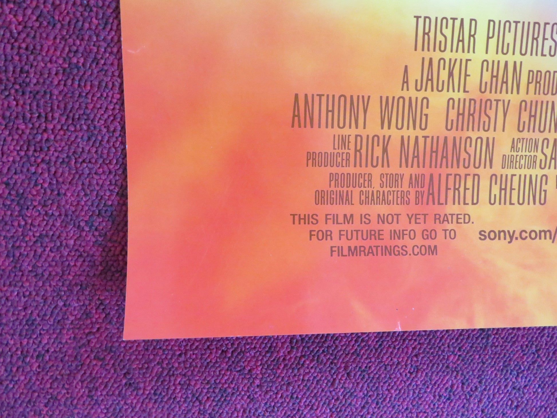 THE MEDALLION US ONE SHEET ROLLED POSTER JACKIE CHAN LEE EVANS 2003 Rendezvous Cinema Movie posters