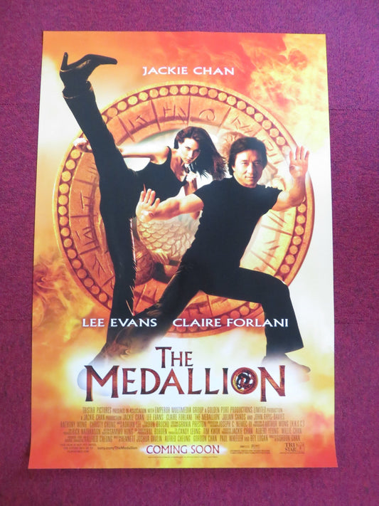 THE MEDALLION US ONE SHEET ROLLED POSTER JACKIE CHAN LEE EVANS 2003 Rendezvous Cinema Movie posters