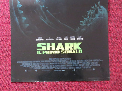 THE MEG ITALIAN LOCANDINA POSTER JASON STATHAM LI BINGBING 2018 Rendezvous Cinema Movie posters