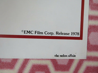 THE MELON AFFAIR ONE SHEET POSTER FOLDED FRANK CORSENTINO HAJI COMEDY 1978 Movie posters