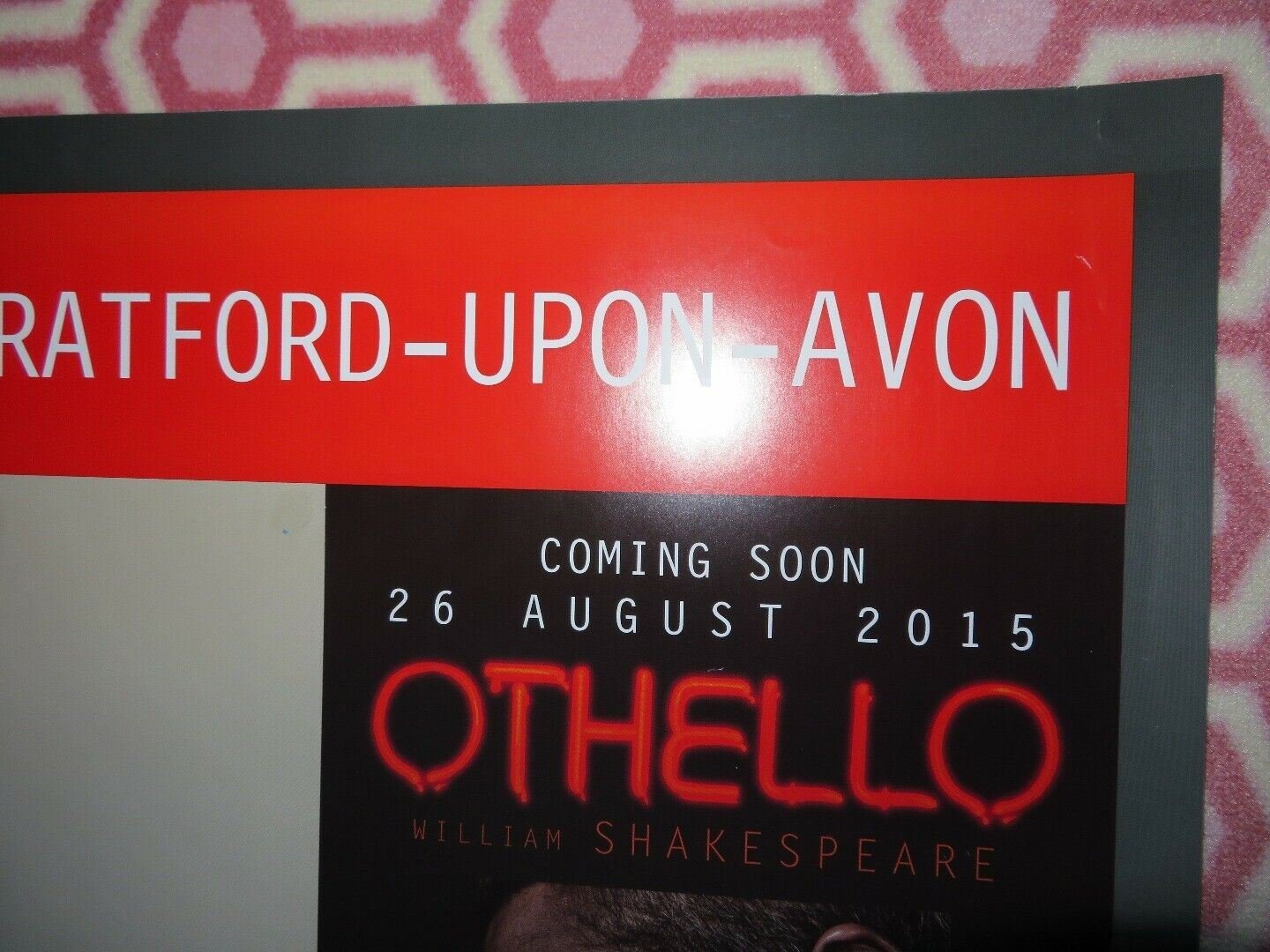 THE MERCHANT OF VENICE QUAD (30"x 40") ROLLED POSTER WILLIAM SHAKESPEAR LIVE '15 - Rendezvous Cinema